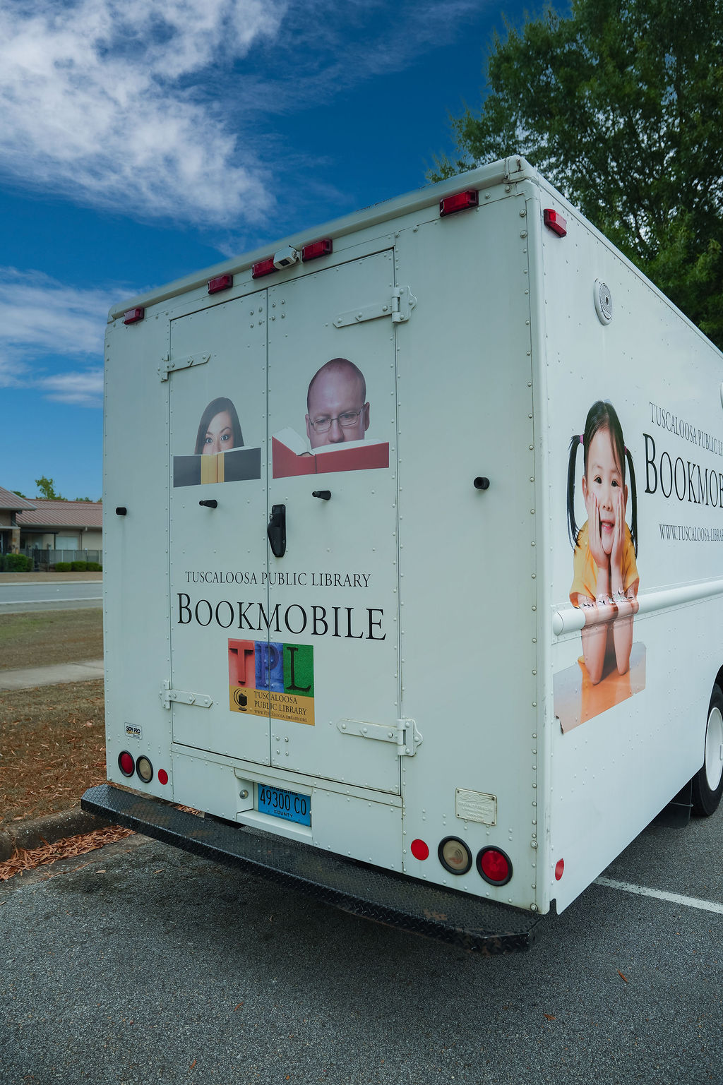 Back of the TPL Bookmobile